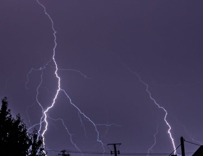 Como se preparar para períodos de chuva forte e temporais intensos